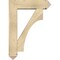 Ekena Millwork Westlake Arts and Crafts Rough Sawn Bracket w/ Offset Brace, Douglas Fir, 8"W x 30"D x 42"H BKT0806X30X42WTL03RDF - alternate 2